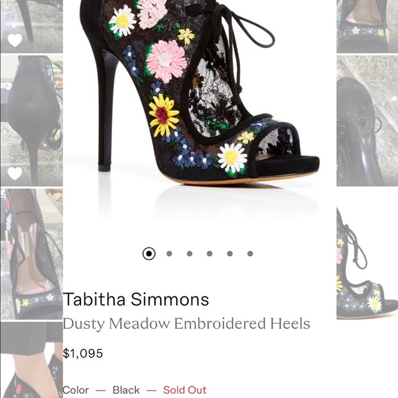 TABITHA SIMMONS Dusty Meadow floral-embroidered - Picture 14 of 14